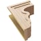 Ekena Millwork 10"W x 20"D x 30"H Classic Highland Rough Cedar Woodgrain TimberThane Corbel, Primed Tan CORUR10X20X30HLDRCPR - alternate 2